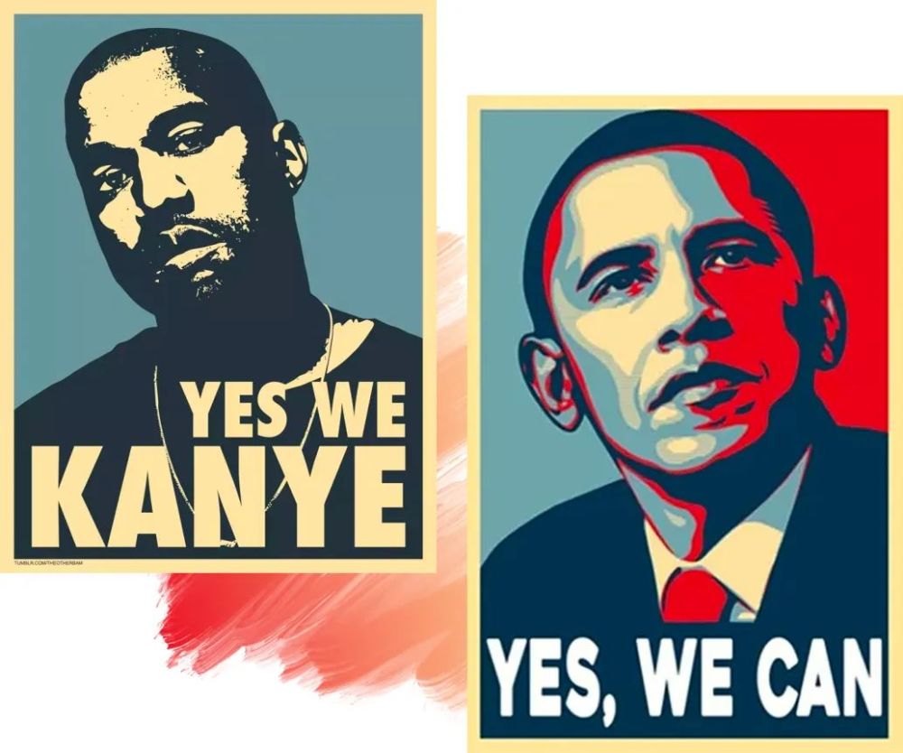 显然,kanye west是在表达自己的政治观点,地球是一家,大家要和平共处