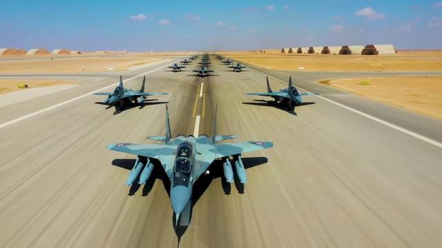 土耳其f16要报复,将遭苏35拦截,埃及空军米格29战斗机准备应战