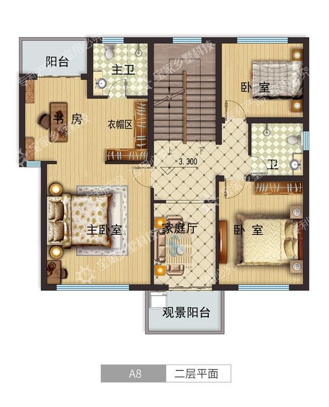 农村建别墅,宅基地不大,这6款乡村别墅设计户型图建议