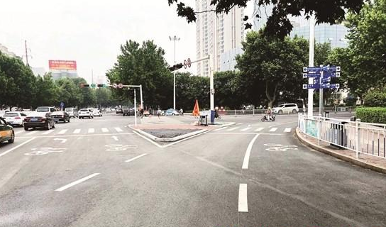 新型道路交叉口亮相济宁