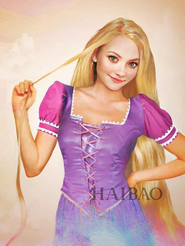 当迪士尼公主变成