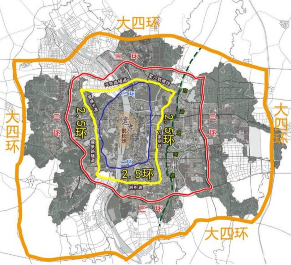 长沙25环3环4环都有了你家住在几环呢