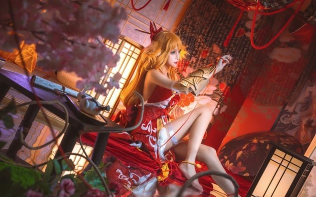 《狐妖小红娘》涂山红红cosplay正片,涂山,我罩着的