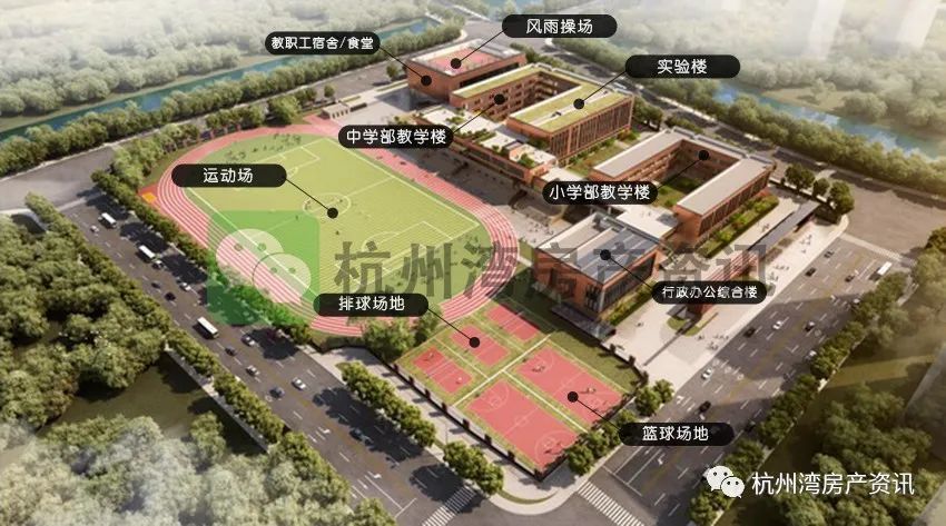 终于开建了杭州湾新区南部新城新建36班九年一贯制学校最新进展