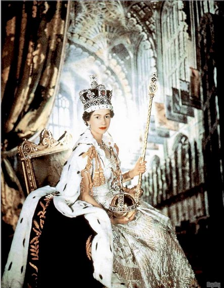 △  英国女王伊丽莎白二世加冕(1953年)