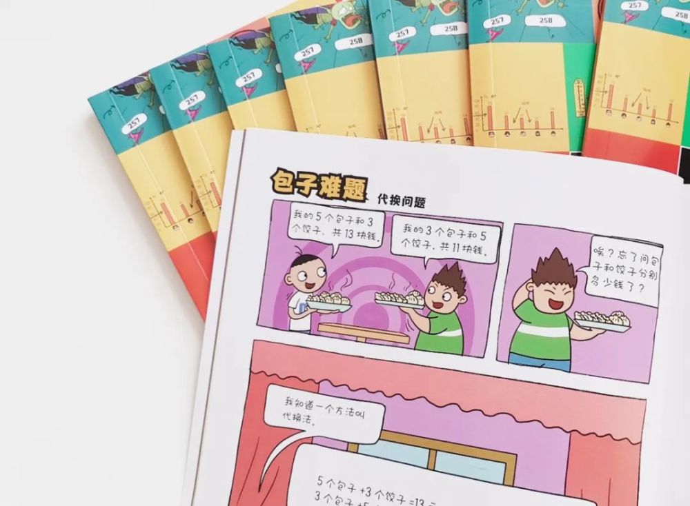 专为小学生设计的数学书,故事 漫画形式,帮孩子轻松学