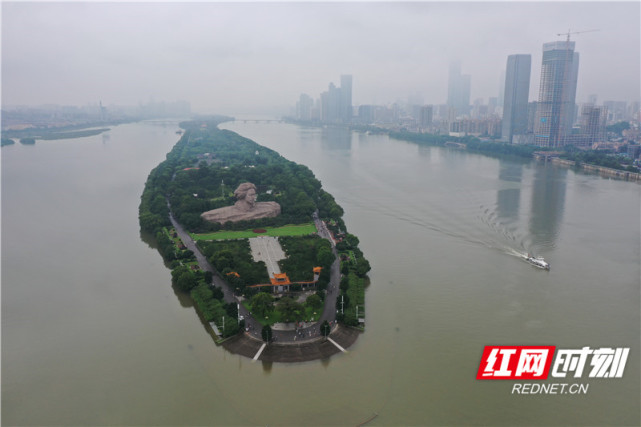 游客暂勿前往长沙橘子洲景区7月11日启动紧急闭园