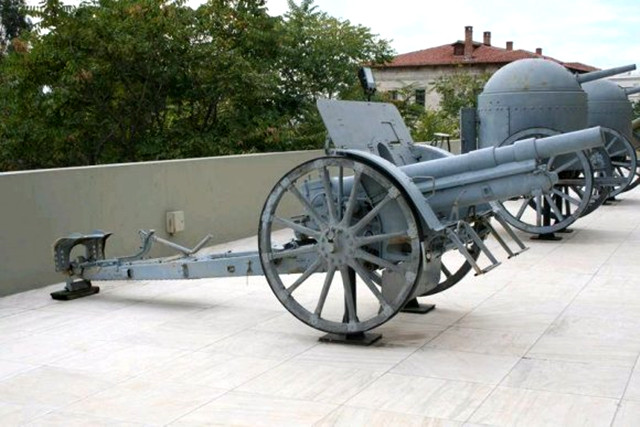 斯柯达vz1419型100毫米榴弹炮士兵快乐炮东北军曾仿制