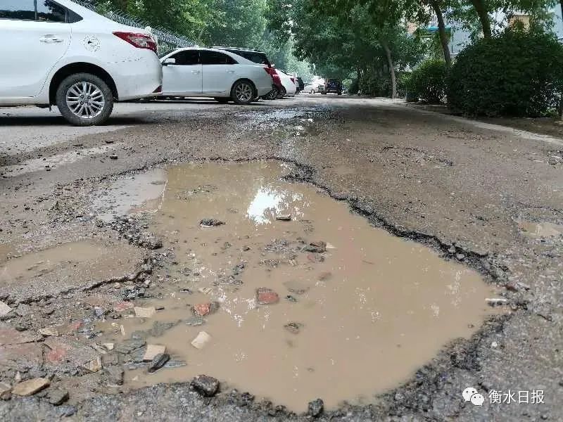 衡水某小区路面坑洼积水被曝光!大哥酒驾,还反问民警"