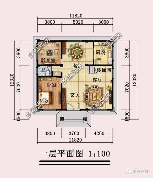 8x12米农村三层小别墅,简约低奢风,演绎非凡气质!