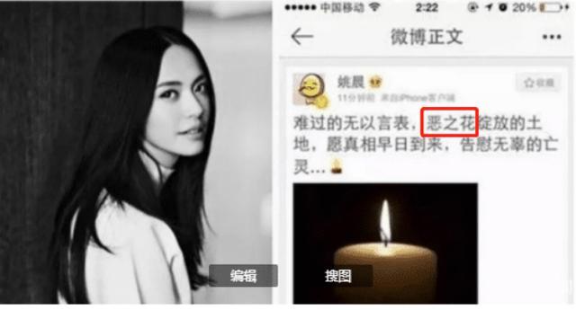 仝卓疯了!直称姚晨为"恶之花",这是要手撕娱乐圈?