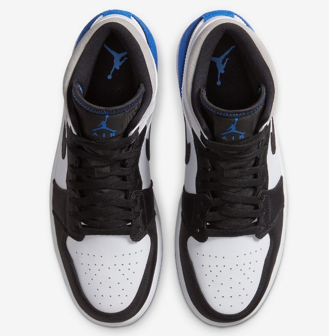 跳入蓝天中的jumpman,aj1 mid se——royal