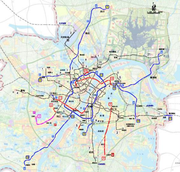 公示透露,本次近期建设规划调整包含7个项目,新增3号线二期调整,21号