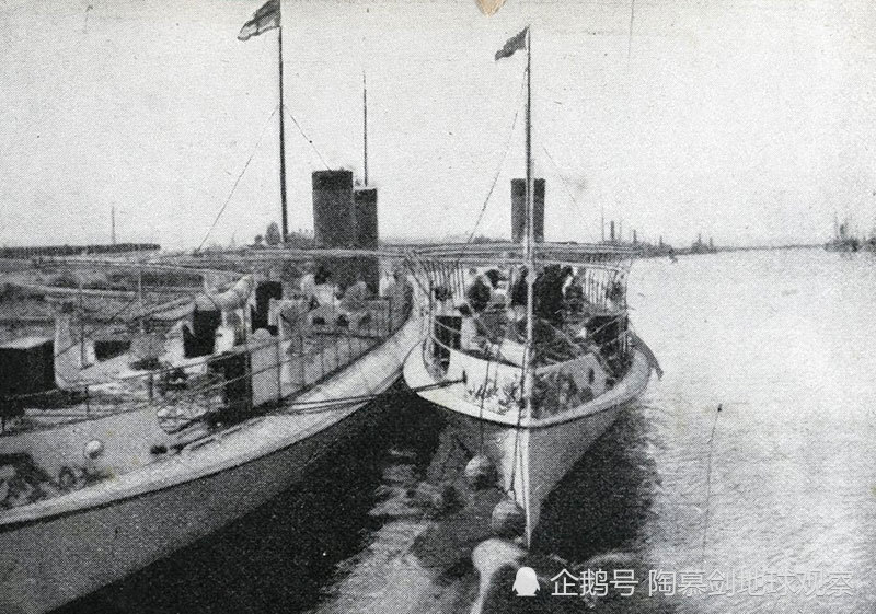 "海犀"海青"海华"号(284吨,32节,两艘德国造驱逐舰"飞霆"