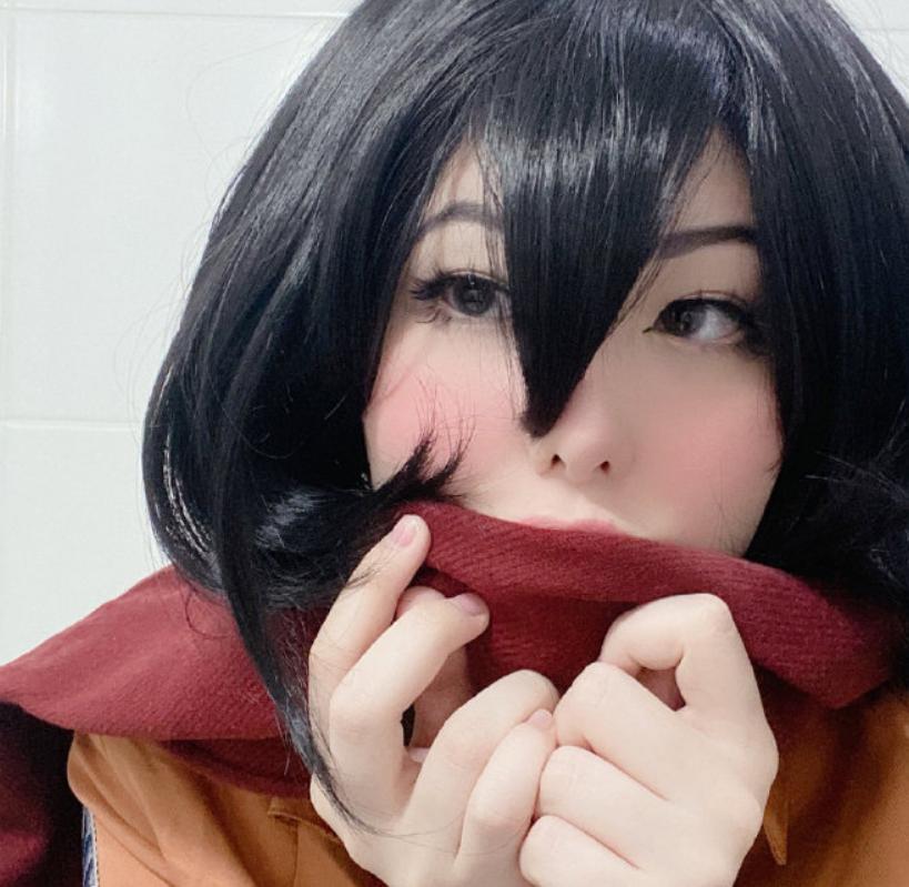 形象俱毁!马玉米cos三笠阿克曼,水友:这是真的丑