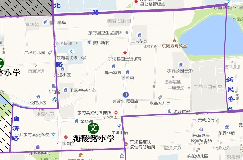 2020年连云港东海县最新小学学区划分出来了这些地方实施双学区