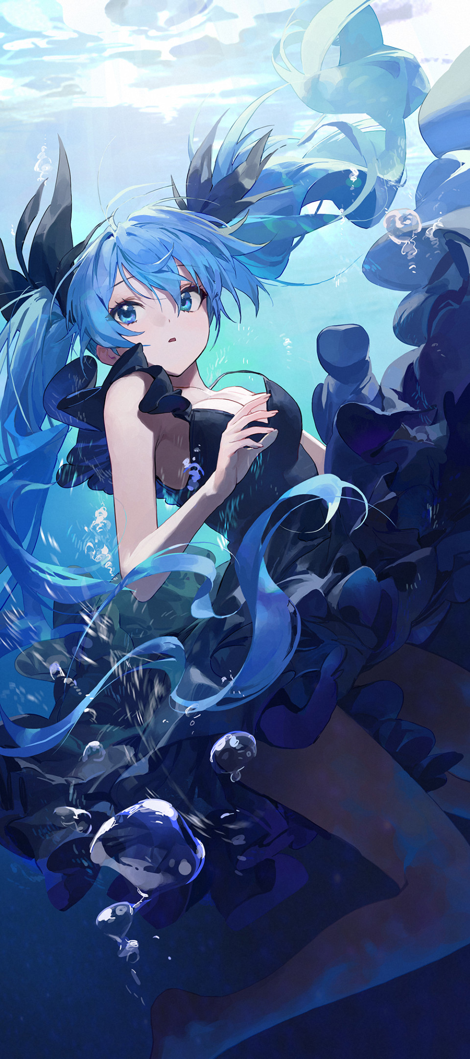 初音未来全面屏壁纸分享