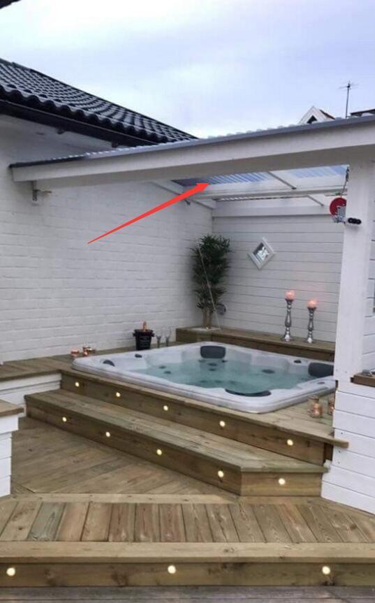 都有个院子,国外却用来砌浴缸搭棚子,自建房回家装,堪比住别墅