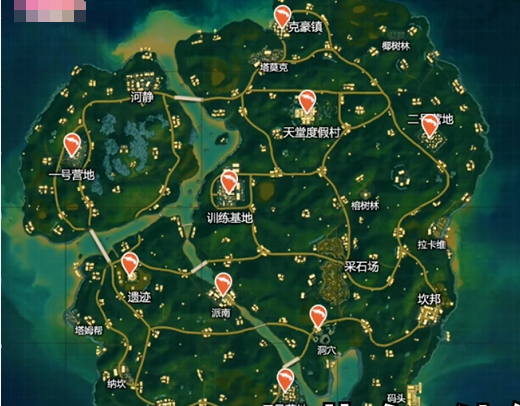 第四个:雨林地图