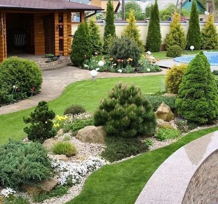 花园植物造景总体布局—稳定与均衡.