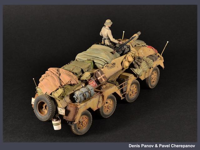 北非战场的德意志骆驼,二战德国sd.kfz.233重型装甲车