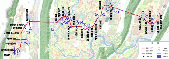 9km,投资估算约433亿元,15号线为东西向城轨快线.