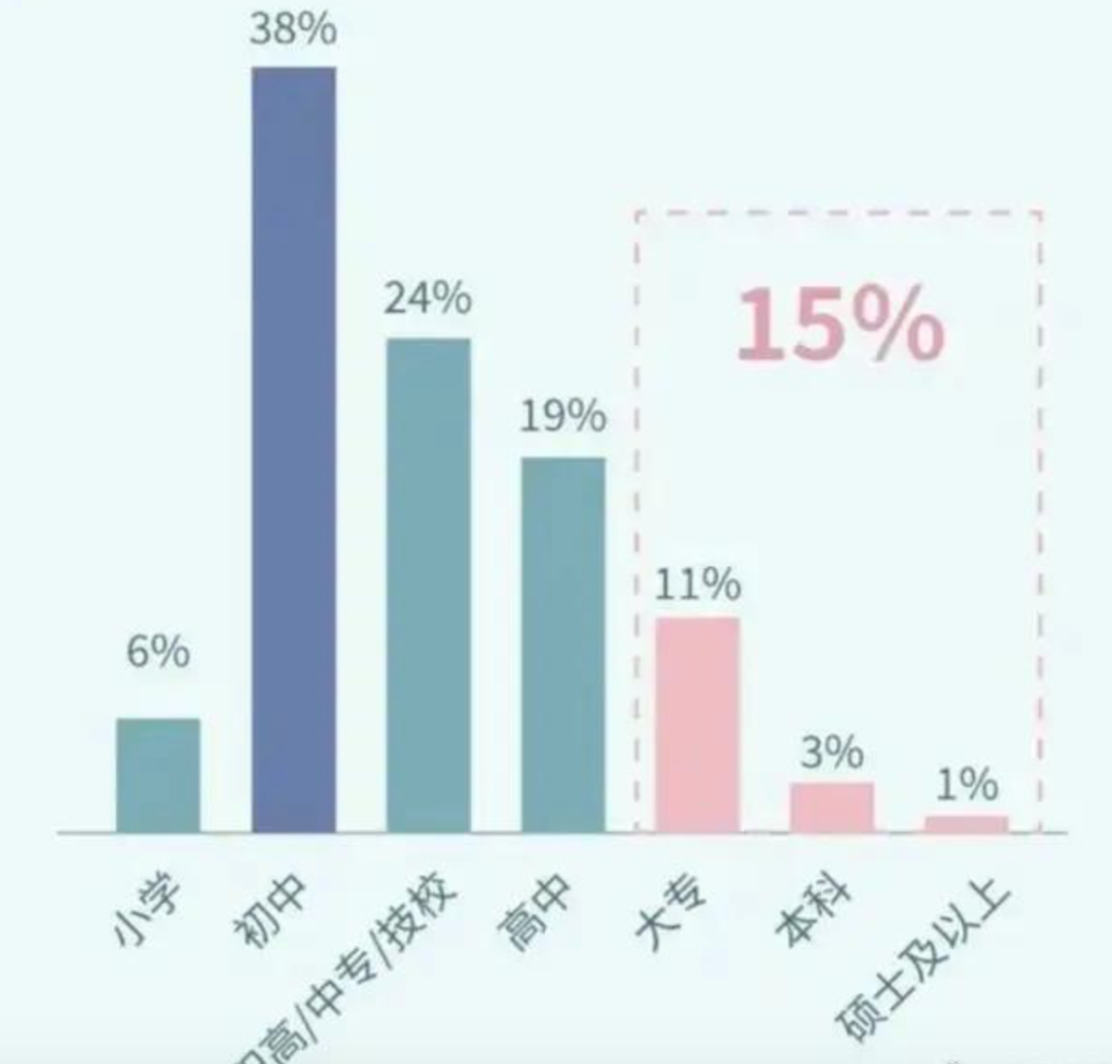 中国本科生学历人口比例_学历提升图片(2)