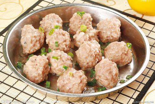 蒸菜蒸肉丸