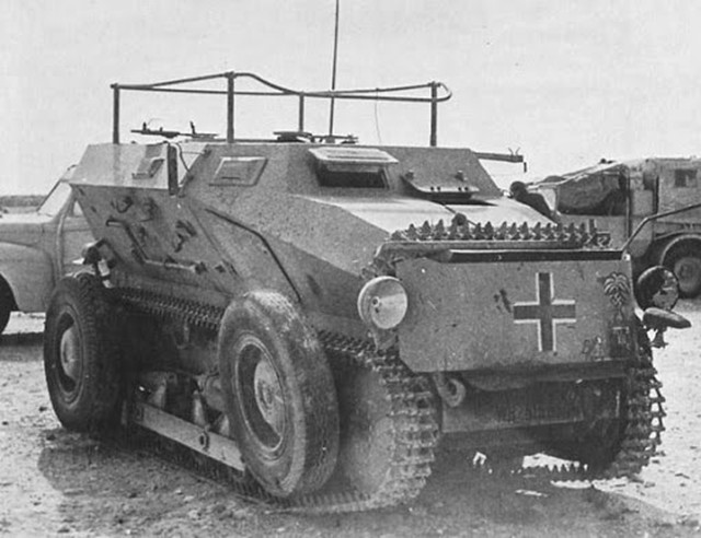 二战德国sdkfz 254装甲车,来自奥地利的轮履两用车