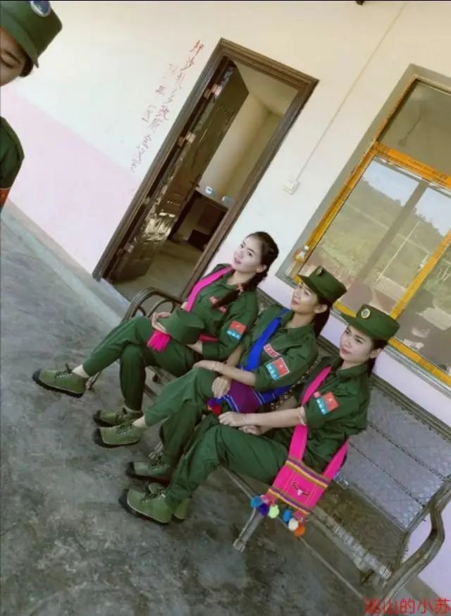 不爱红妆爱军装缅甸北部地区另类女孩