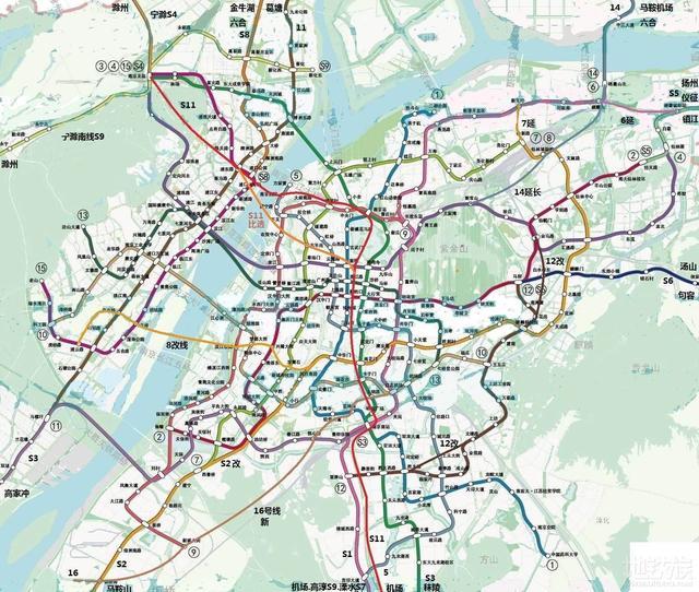 南京地铁12号线:马群站～仙林副城～麒麟新城～东山副