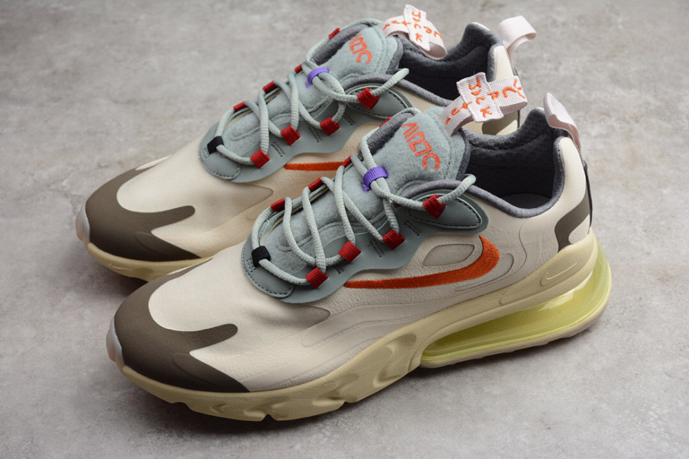 耐克ts联名 nike air max 270 react 倒钩气垫鞋