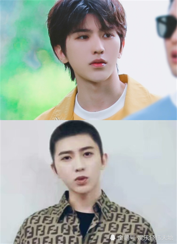 男爱豆的寸头发型,张艺兴,肖战还好,看到黄明昊:元气