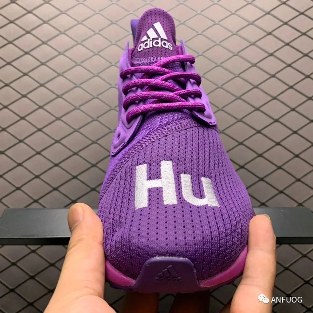 PharrellxAdidas阿迪达斯SolarhuPro菲董联名超轻透气缓震跑步鞋