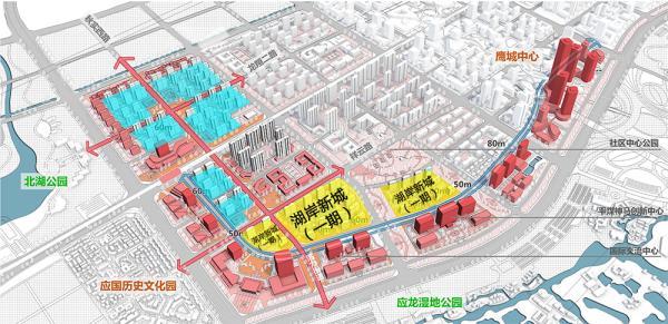 平顶山新城区"平绿"地块新动向:湖岸新城一期修建性规划公示