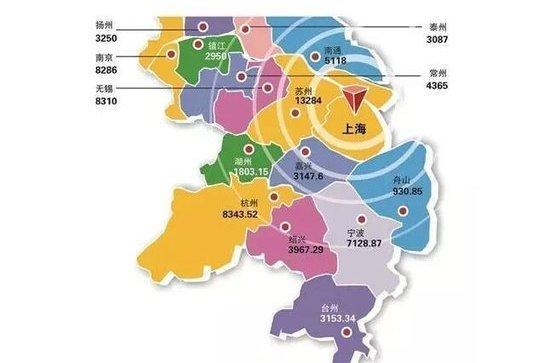 上海大都市圈居然没有杭州南京,它与长三角城市群又是