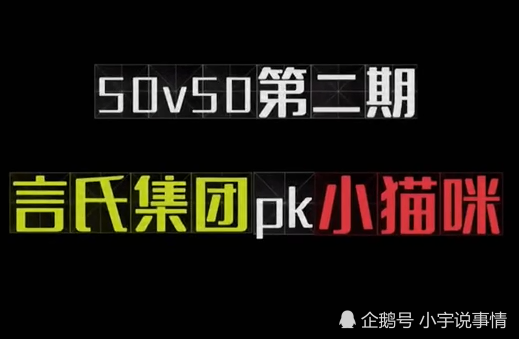 难言和王小歪一触即发,言氏军团再次挑战小猫咪,网友:头发够吗