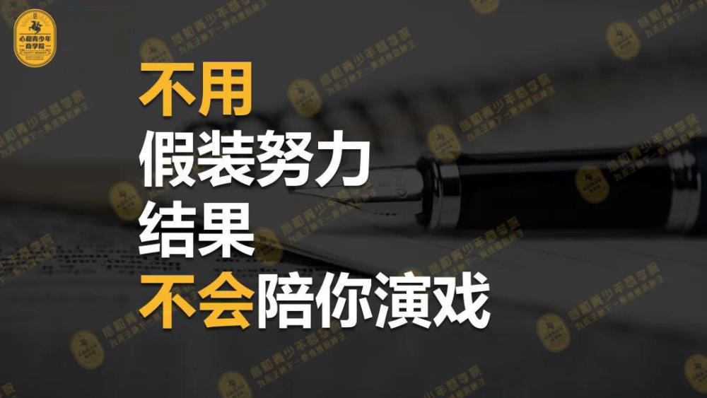 不用假装努力结果不会陪你演戏