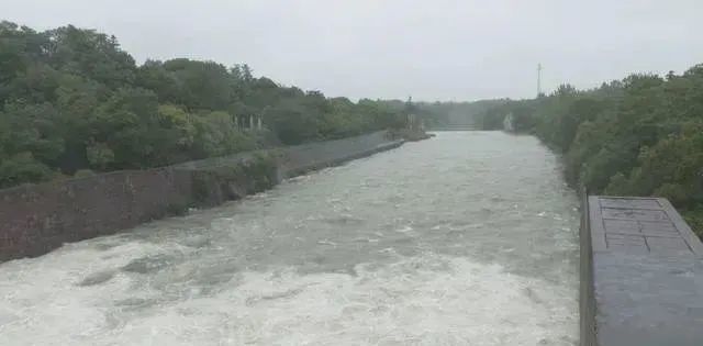 加上原有200m /s流量,现有300m /s流量下泄至杭埠河.