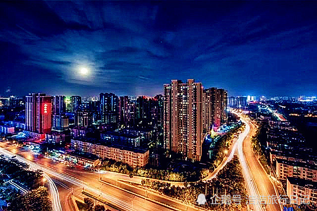 河北邢台市夜景