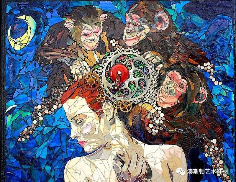 精美的laura harris的马赛克艺术