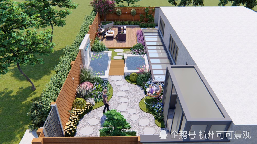 杭州庭院设计:现代简约风庭院案例赏析,来看看吧,总有一款你会喜欢!