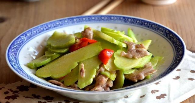 佛手瓜炒肉片