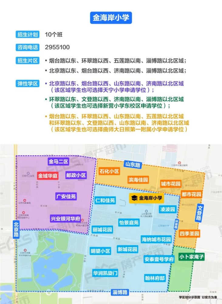 2020日照城区学区划分图文版2.