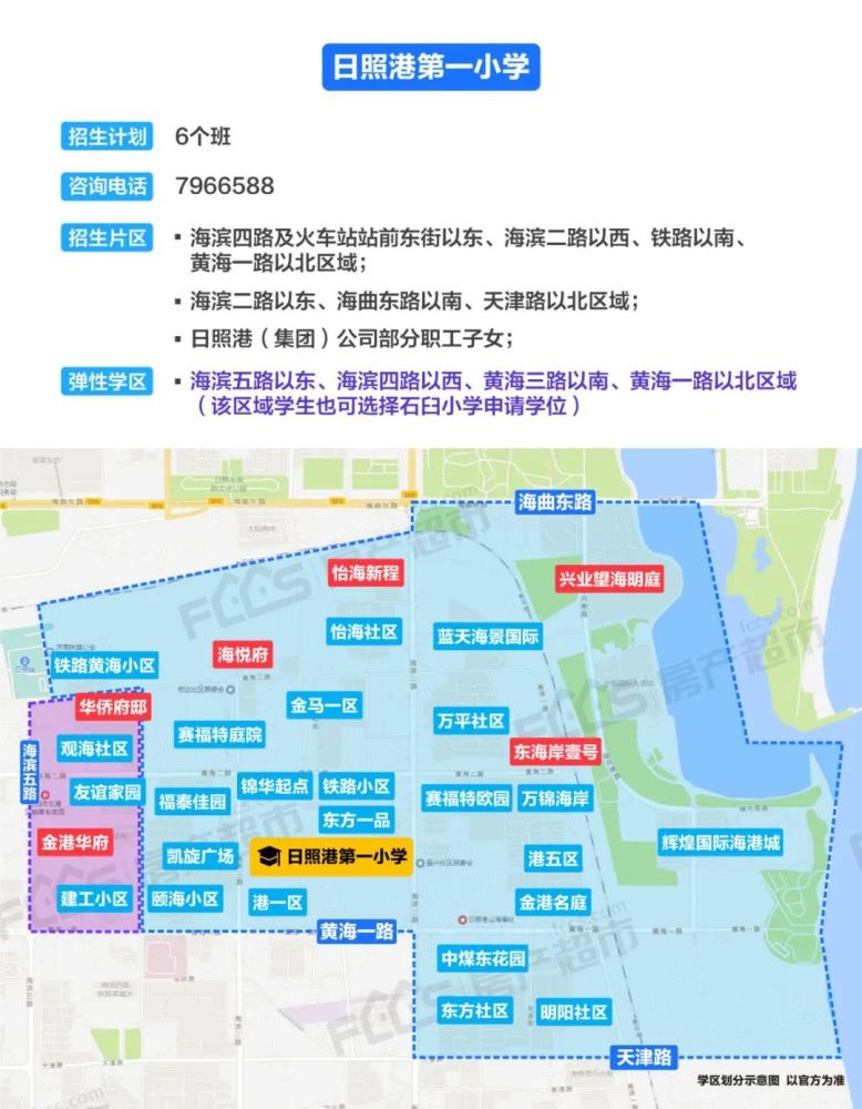 2020日照城区学区划分图文版2.