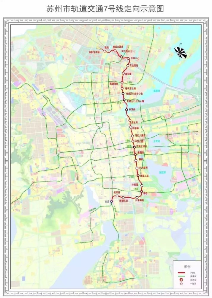 苏州北站枢纽客流的重要集散线路(建成后与已运营的4号线支线组成完整