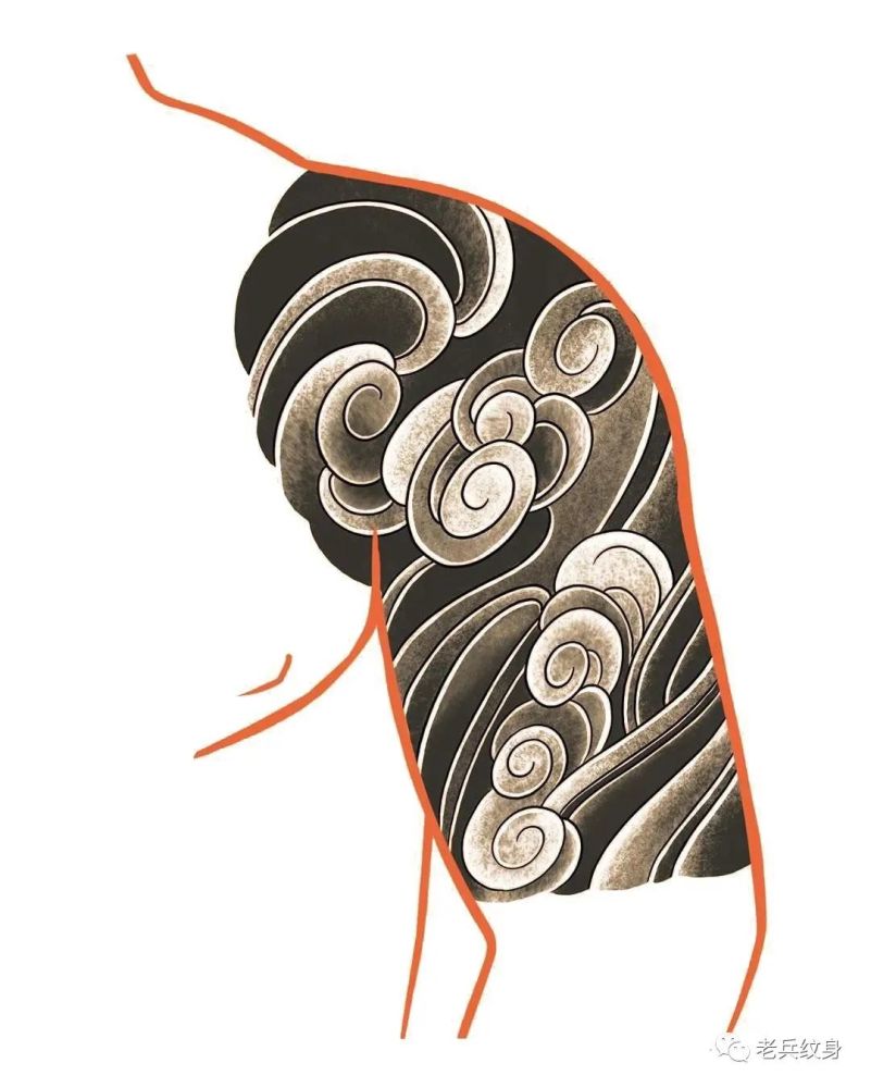 纹身素材——日式传统手稿