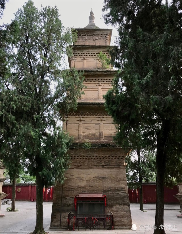 二层以上塔心实砌,玄奘塔造型庄重稳固,装饰简洁明快,在中国建筑史上