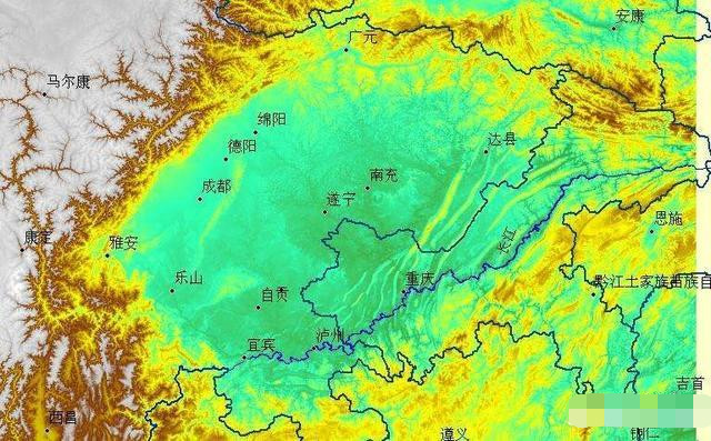 四川盆地中心没有大城市吗?看完总算明白了