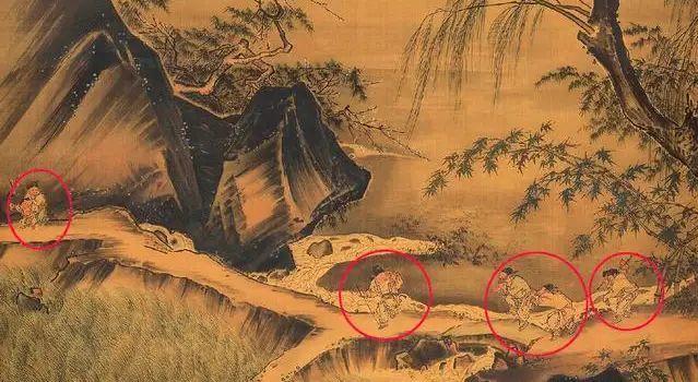 隐藏在800年古画中的秘密踏歌图中4个老人为何神态相异